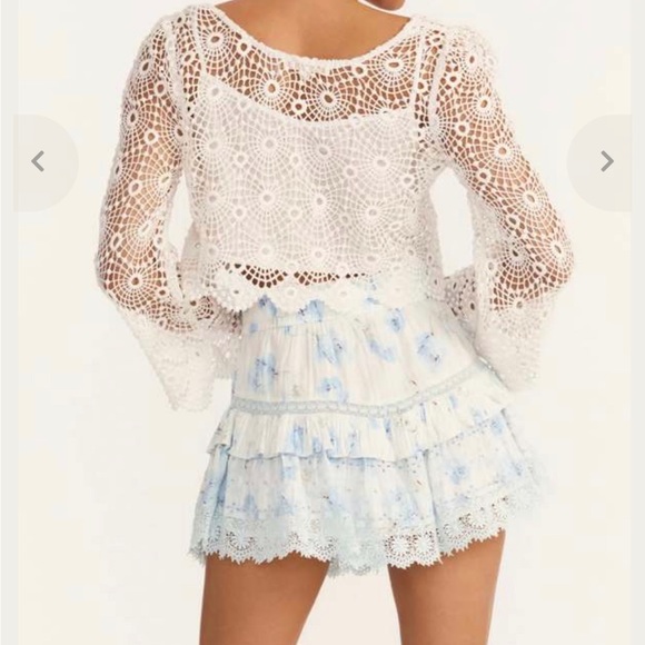 LoveShackFancy - TANISHA SKIRT- SANTA ROSA RIVER, brand new!! - Picture 1 of 8